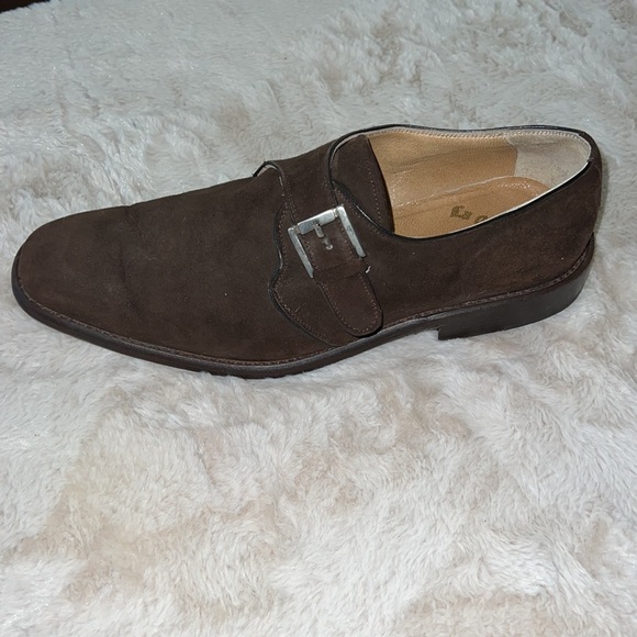 La Curtiembre Monk Strap Suede Dress Shoes - Picture 9 of 10